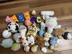 半分以上新品小さめマスコット、ぬいぐるみ詰め合わせ