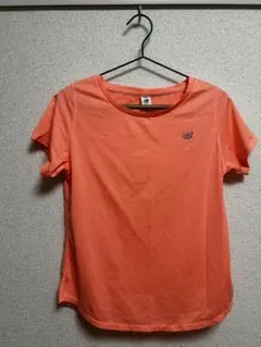 New Balance ピンクTシャツ M L ランニングシャツ