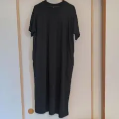 UNIQLO ブラック Tシャツワンピース M
