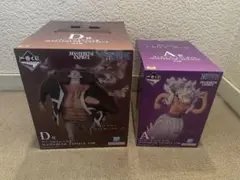 一番くじワンピース　未来島エッグヘッド　A賞　ルフィ　D賞くま　2体SET