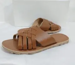 【25cm】CESMONY チェスモニー レザーサンダル 2743 BEIGE
