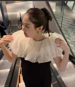 balloon form set dress バルーンフォルムセットドレス