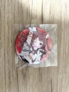 学マス 缶バッジ まねきねこ