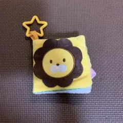 動物デザイン 知育布絵本 星型クリップ付き