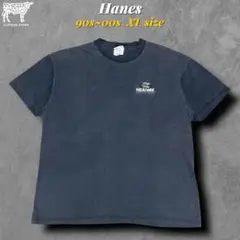 90s00s Hanes ヘインズ　1ポイント刺繍Tシャツ 表記XL 企業物