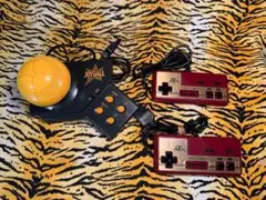 【動作確認済】ファミコン用 ジョイボール＆ハドソン純正型パッド2個セット レトロ