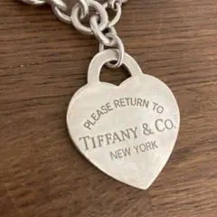 【美品】Tiffany ティファニー リターントゥハート ブレスレット シルバー