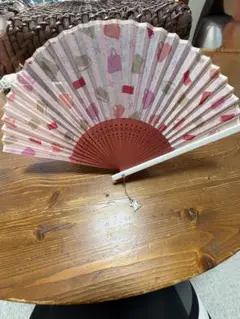 CELINEピンク扇子