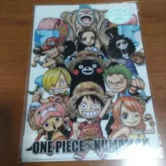 ONE PIECE×くまモン クリアファイル