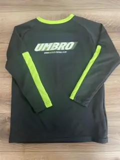 umbro 140cm サッカープラクティス長袖シャツ ロゴ入り