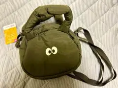 【本日限定価格！】ダイソー　ギョロ目　ミニラウンド ショルダーバッグ