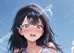 24 宝多六花　風美少女　バスタオル　タペストリー　ブランケット　シークレット