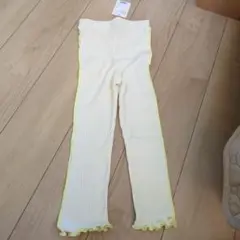 ペアマノン　配色メロー　リブレギンス