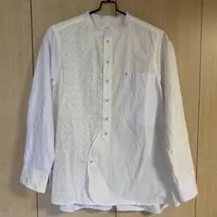 nop de nod バンドカラー　シャツ