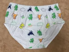 ●男の子●ブリーフ●恐竜総柄●155cm●前閉じ●白色●1枚●