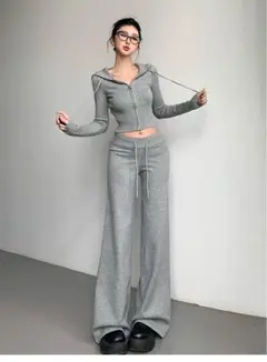 大人気❤️タイトスリムセットアップ 韓国モテ服デート春夏女子会