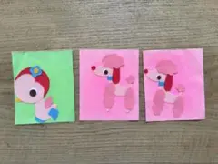 アップリケ犬ひよこ3枚セット