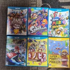 Wii U ゲームソフトセット 6本