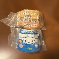 サンリオキャラクターズ　プールバック風ミニポーチ　シナモン、コロコロクリリン