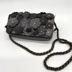 【るる】最終値下げ新品未使用コーチ ディンキーティーローズ チェーンバッグ 希少】COACH コーチ 日本限定 チェーンショルダーバッグ ティー