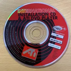 ATI INSTALLATION CD & DVD PLAYER