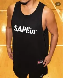 SAPEur サプール タンクトップ ブラック Mサイズ