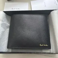 【新品未使用】Paul Smith ポールスミス　二つ折り財布 ブラック