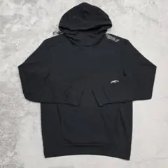 PUMA　プーマ　パーカー　L　ブラック　プルオーバー　ロゴ