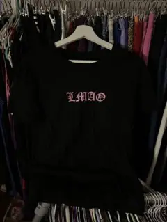Bershka LMAOプリント Tシャツ Lサイズ