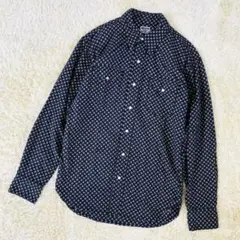 KAPITAL キャピタル シャツ ドット 球 ビリヤード ブラック サイズ2