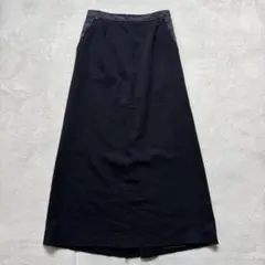 COMME CA ロングプリーツスカート ロングタイトスカート 毛100％