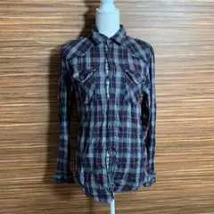 ZARA MAN ザラマン️ シャツ Lサイズ メンズ チェック 赤 黒 灰色