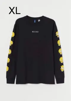 H&M WILD CHILD XL 黒　シンプソンズ