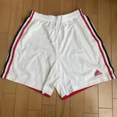 adidas ホワイト サッカーパンツ