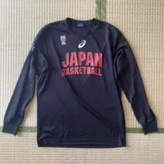 【超レア商品】asics JAPAN バスケ 日本代表 ロンT XO 黒