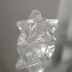 天然石 虹入り☆水晶マカバスター 置物