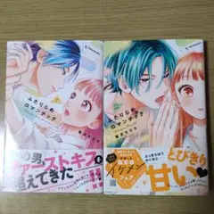 ふたりじめロマンチック １巻と2巻 帯付き 中古 初版 蟹沢ちひろ デザート