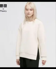 UNIQLO theory ウルトラストレッチドライスウェットプルオーバー S
