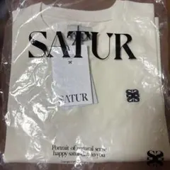 SATUR 半袖Tシャツ Sサイズ　クリーム