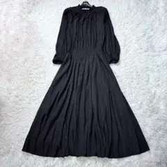 極美品✨️アンタイトル 24SS ロングワンピース マキシ丈 Aライン 手洗い可