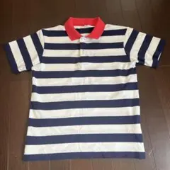 UNIQLO ストライプ ポロシャツ 160cm
