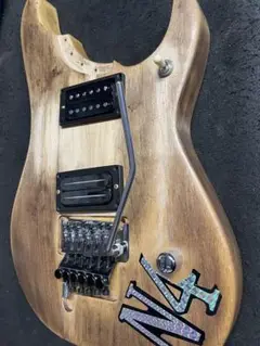 工房レストア！ Washburn mij N4.Bumblebee ver.3 Washburn mij N4のBumblebee ver.3.バンブルビーヌーノ nuno
