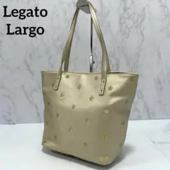 ◎美品◎ Legato Largo 星刺繍 トートバッグ イエロー