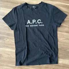 A.P.C ロゴTシャツ　ブラック　S 匿名配送