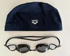 arena スイミングキャップ & SWANSキャップ セット