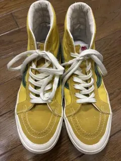 VANS OG SK8-HI LX SUEDE アナハイム 26センチ イエロー
