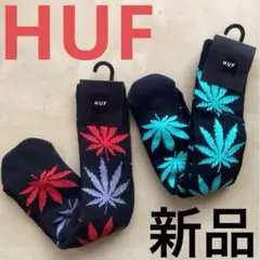 z565新品ハフHUFスケボーソックス2足組25-28男女兼用スケートボード靴下