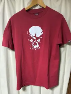 DVS skull print T shirt USA製