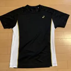asics 半袖 アンダーシャツ Lサイズ 黒/白