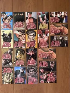 ろくでなしBLUES カバーアートステッカー　20種　フルコンプ